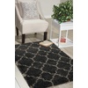 image:imageNourison Home Amore Moroccan Charcoal 32 x 5 Area Rug Easy Cleaning Non Shedding Bed Room Living Room Dining Room Kitchen 3x5Charcoal
