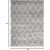 image:imageNourison Home Amore Moroccan Charcoal 32 x 5 Area Rug Easy Cleaning Non Shedding Bed Room Living Room Dining Room Kitchen 3x5Charcoal