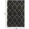 image:imageNourison Home Amore Moroccan Charcoal 32 x 5 Area Rug Easy Cleaning Non Shedding Bed Room Living Room Dining Room Kitchen 3x5Charcoal
