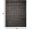 image:imageNourison Home Amore Moroccan Charcoal 32 x 5 Area Rug Easy Cleaning Non Shedding Bed Room Living Room Dining Room Kitchen 3x5Charcoal