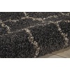 image:imageNourison Home Amore Moroccan Charcoal 32 x 5 Area Rug Easy Cleaning Non Shedding Bed Room Living Room Dining Room Kitchen 3x5Charcoal
