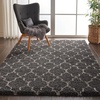 image:imageNourison Home Amore Moroccan Charcoal 32 x 5 Area Rug Easy Cleaning Non Shedding Bed Room Living Room Dining Room Kitchen 3x5Charcoal