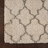 image:imageNourison Home Amore Moroccan Charcoal 32 x 5 Area Rug Easy Cleaning Non Shedding Bed Room Living Room Dining Room Kitchen 3x5Cream