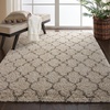 image:imageNourison Home Amore Moroccan Charcoal 32 x 5 Area Rug Easy Cleaning Non Shedding Bed Room Living Room Dining Room Kitchen 3x5Cream