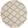 image:imageNourison Home Amore Moroccan Charcoal 32 x 5 Area Rug Easy Cleaning Non Shedding Bed Room Living Room Dining Room Kitchen 3x5Cream