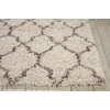 image:imageNourison Home Amore Moroccan Charcoal 32 x 5 Area Rug Easy Cleaning Non Shedding Bed Room Living Room Dining Room Kitchen 3x5Cream