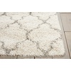 image:imageNourison Home Amore Moroccan Charcoal 32 x 5 Area Rug Easy Cleaning Non Shedding Bed Room Living Room Dining Room Kitchen 3x5Cream