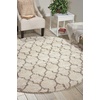 image:imageNourison Home Amore Moroccan Charcoal 32 x 5 Area Rug Easy Cleaning Non Shedding Bed Room Living Room Dining Room Kitchen 3x5Cream