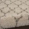 image:imageNourison Home Amore Moroccan Charcoal 32 x 5 Area Rug Easy Cleaning Non Shedding Bed Room Living Room Dining Room Kitchen 3x5Cream