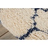image:imageNourison Home Amore Moroccan Charcoal 32 x 5 Area Rug Easy Cleaning Non Shedding Bed Room Living Room Dining Room Kitchen 3x5IvoryBlue