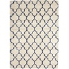 image:imageNourison Home Amore Moroccan Charcoal 32 x 5 Area Rug Easy Cleaning Non Shedding Bed Room Living Room Dining Room Kitchen 3x5IvoryBlue