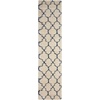image:imageNourison Home Amore Moroccan Charcoal 32 x 5 Area Rug Easy Cleaning Non Shedding Bed Room Living Room Dining Room Kitchen 3x5IvoryBlue