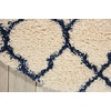 image:imageNourison Home Amore Moroccan Charcoal 32 x 5 Area Rug Easy Cleaning Non Shedding Bed Room Living Room Dining Room Kitchen 3x5IvoryBlue