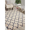 image:imageNourison Home Amore Moroccan Charcoal 32 x 5 Area Rug Easy Cleaning Non Shedding Bed Room Living Room Dining Room Kitchen 3x5IvoryBlue