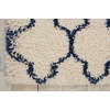 image:imageNourison Home Amore Moroccan Charcoal 32 x 5 Area Rug Easy Cleaning Non Shedding Bed Room Living Room Dining Room Kitchen 3x5IvoryBlue