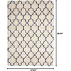 image:imageNourison Home Amore Moroccan Charcoal 32 x 5 Area Rug Easy Cleaning Non Shedding Bed Room Living Room Dining Room Kitchen 3x5IvoryBlue
