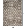 image:imageNourison Home Amore Moroccan Charcoal 32 x 5 Area Rug Easy Cleaning Non Shedding Bed Room Living Room Dining Room Kitchen 3x5Stone