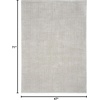 image:imageNourison Home Andes Abstract Silver 9 x 12 Area Rug Easy Cleaning Non Shedding Bed Room Living Room Dining Room Kitchen 9x12Silver