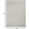 image:imageNourison Home Andes Abstract Silver 9 x 12 Area Rug Easy Cleaning Non Shedding Bed Room Living Room Dining Room Kitchen 9x12Silver