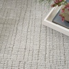 image:imageNourison Home Andes Abstract Silver 9 x 12 Area Rug Easy Cleaning Non Shedding Bed Room Living Room Dining Room Kitchen 9x12Silver