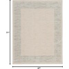 image:imageNourison Home Andes Ivory Grey 6 x 9 Area Rug  Easy Clean Non Shedding Bed Room Living Room Dining Room Kitchen 6 x 9Ivory Grey