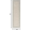image:imageNourison Home Andes Ivory Grey 6 x 9 Area Rug  Easy Clean Non Shedding Bed Room Living Room Dining Room Kitchen 6 x 9Ivory Grey