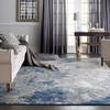 image:imageNourison Home Artworks Colorful Abstract BlueGrey 2 x 3 Area Rug Easy Cleaning Non Shedding Bed Room Living Room Dining Room Kitchen 2x3BlueGrey
