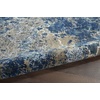 image:imageNourison Home Artworks Colorful Abstract BlueGrey 2 x 3 Area Rug Easy Cleaning Non Shedding Bed Room Living Room Dining Room Kitchen 2x3BlueGrey