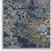image:imageNourison Home Artworks Colorful Abstract BlueGrey 2 x 3 Area Rug Easy Cleaning Non Shedding Bed Room Living Room Dining Room Kitchen 2x3BlueGrey