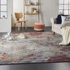 image:imageNourison Home Artworks Colorful Abstract BlueGrey 2 x 3 Area Rug Easy Cleaning Non Shedding Bed Room Living Room Dining Room Kitchen 2x3SeafoamBrick