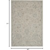 image:imageNourison Home Asher Charcoal 710 x 104 Area Rug  Easy Clean Non Shedding Bed Room Living Room Dining Room Kitchen 8 x 10Lt Grey