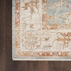 image:imageNourison Home Asher Light Grey 710 x 104 Area Rug  Easy Clean Non Shedding Bed Room Living Room Dining Room Kitchen 8 x 10Blue Ivory