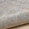 image:imageNourison Home Asher Light Grey 710 x 104 Area Rug  Easy Clean Non Shedding Bed Room Living Room Dining Room Kitchen 8 x 10Blue Ivory