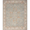 image:imageNourison Home Asher Light Grey 710 x 104 Area Rug  Easy Clean Non Shedding Bed Room Living Room Dining Room Kitchen 8 x 10Blue Ivory