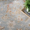 image:imageNourison Home Asher Light Grey 710 x 104 Area Rug  Easy Clean Non Shedding Bed Room Living Room Dining Room Kitchen 8 x 10Blue Ivory
