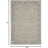 image:imageNourison Home Asher Light Grey 710 x 104 Area Rug  Easy Clean Non Shedding Bed Room Living Room Dining Room Kitchen 8 x 10Lt Grey