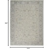 image:imageNourison Home Asher Light Grey 710 x 104 Area Rug  Easy Clean Non Shedding Bed Room Living Room Dining Room Kitchen 8 x 10Lt Grey