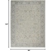 image:imageNourison Home Asher Light Grey 710 x 104 Area Rug  Easy Clean Non Shedding Bed Room Living Room Dining Room Kitchen 8 x 10Lt Grey