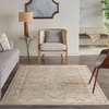 image:imageNourison Home Asher Light Grey 710 x 104 Area Rug  Easy Clean Non Shedding Bed Room Living Room Dining Room Kitchen 8 x 10Sage Ivory