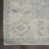 image:imageNourison Home Asher Vintage Blue 93 x 127 Area Rug Traditional Easy Clean Non Shedding Bed Room Living Room Dining Room Kitchen 9x13Blue