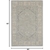 image:imageNourison Home Asher Vintage Blue 93 x 127 Area Rug Traditional Easy Clean Non Shedding Bed Room Living Room Dining Room Kitchen 9x13Grey