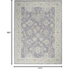 image:imageNourison Home Asher Vintage Charcoal 53 x 78 Area Rug Traditional Easy Clean Non Shedding Bed Room Living Room Dining Room Kitchen 5x8Charcoal