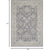 image:imageNourison Home Asher Vintage Charcoal 53 x 78 Area Rug Traditional Easy Clean Non Shedding Bed Room Living Room Dining Room Kitchen 5x8Charcoal