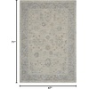 image:imageNourison Home Asher Vintage Charcoal 53 x 78 Area Rug Traditional Easy Clean Non Shedding Bed Room Living Room Dining Room Kitchen 5x8Lt Grey