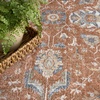 image:imageNourison Home Astra Machine Washable Blue 33 x 5 Area Rug  Easy Clean Non Shedding Bed Room Living Room Dining Room Kitchen 3 x 5Rust Ivory