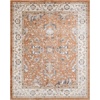 image:imageNourison Home Astra Machine Washable Blue 33 x 5 Area Rug  Easy Clean Non Shedding Bed Room Living Room Dining Room Kitchen 3 x 5Rust Ivory