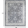 image:imageNourison Home Astra Machine Washable Blue 33 x 5 Area Rug  Easy Clean Non Shedding Bed Room Living Room Dining Room Kitchen 3 x 5Slate