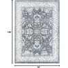 image:imageNourison Home Astra Machine Washable Blue 33 x 5 Area Rug  Easy Clean Non Shedding Bed Room Living Room Dining Room Kitchen 3 x 5Slate