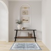 image:imageNourison Home Astra Machine Washable Blue 33 x 5 Area Rug  Easy Clean Non Shedding Bed Room Living Room Dining Room Kitchen 3 x 5Slate
