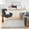 image:imageNourison Home Astra Machine Washable Ivory Blue 9 x 12 Area Rug  Easy Clean Non Shedding Bed Room Living Room Dining Room Kitchen 9 x 12Ivory Blue